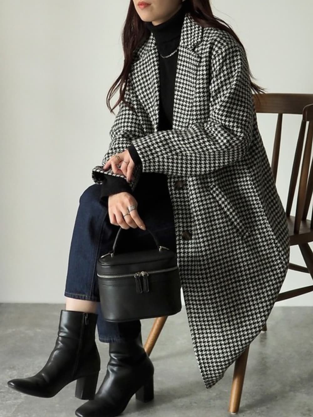 千鳥柄フレンチレトロコート｜JENNE(ジェンヌ)公式通販：パリジェンヌ