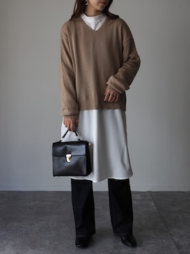 Riberry_officialさん（レディース・158cm）の冬コーディネート