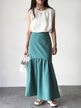 Riberry_officialさん（レディース・158cm）の夏コーディネート