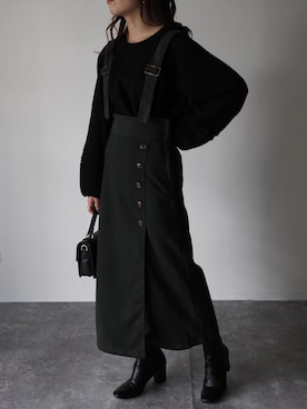 「ニット/セーター」｜Riberry_officialさん（レディース・158cm）の冬コーディネート