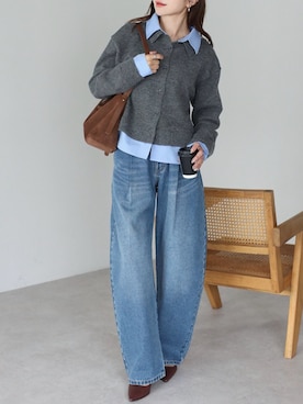 「Riberry（リベリー）のアイテム」を使った、Riberry_officialさん（レディース・158cm）の秋コーディネート