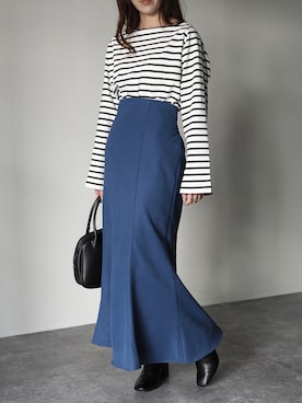 「マーメイドライン」｜Riberry_officialさん（レディース・158cm）の春コーディネート