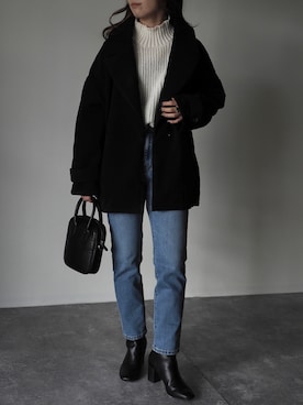 Riberry_officialさん（レディース・158cm）の冬コーディネート