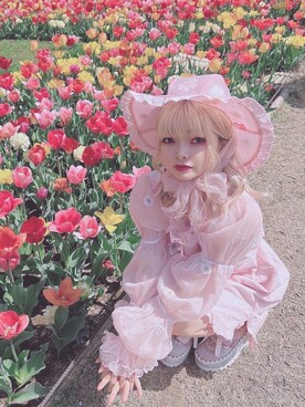 Swankiss(スワンキス)の「EV pearl satin shoes(その他シューズ