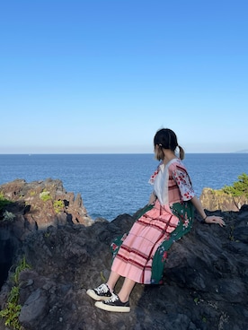 「EXCELSIOR（エクセルシオール）のアイテム」を使った、xphyllisxさん（レディース・158cm）の夏コーディネート
