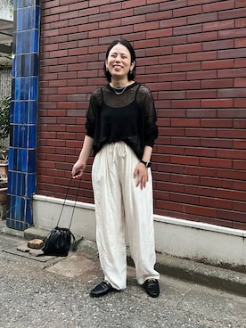 「ESLOW（エスロー）のアイテム」を使った、yns628さん（レディース・158cm）の秋コーディネート