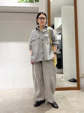 「カーブデニム」｜yns628さん（レディース・158cm）の春コーディネート