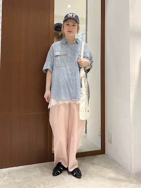 「PUAL CE CIN（ピュアルセシン）のアイテム」を使った、yns628さん（レディース・158cm）の春コーディネート