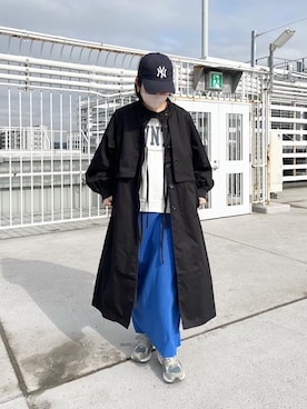 「PUAL CE CIN（ピュアルセシン）のアイテム（その他アウター）」を使った、yns628さん（レディース・158cm）の冬コーディネート