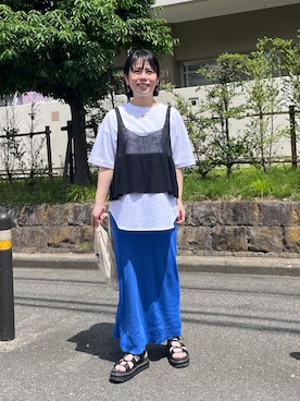 「PUAL CE CIN（ピュアルセシン）のアイテム」を使った、yns628さん（レディース・158cm）の春コーディネート