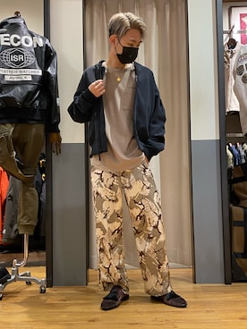 生田智義さん(メンズ・174cm)の秋コーディネート