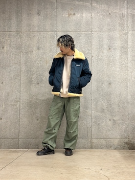 生田智義さん（メンズ・174cm）の冬コーディネート