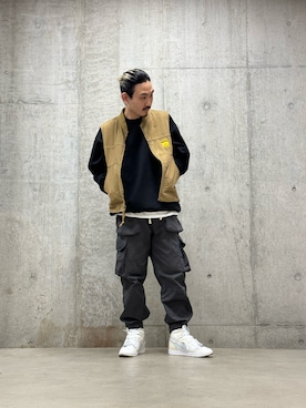 生田智義さん(メンズ・174cm)の冬コーディネート