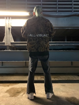 「A4A（エーフォーエー）のアイテム（ジャケット/アウター）」を使った、湯原健太さん（メンズ・178cm）の秋コーディネート