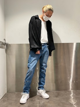 湯原健太さん(メンズ・178cm)の夏コーディネート