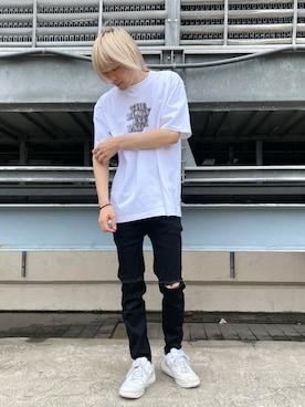 湯原健太さん（メンズ・178cm）の夏コーディネート