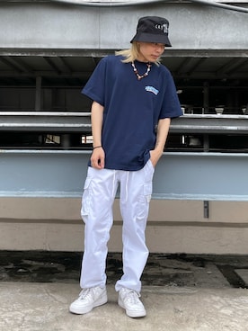 湯原健太さん（メンズ・178cm）の夏コーディネート