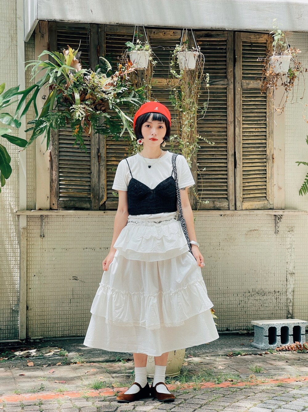 malle ブロードフリフリスカート malle ブロードフリフリスカート