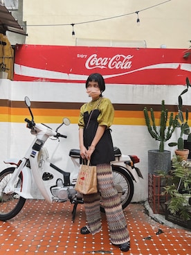 Olivia Lanさん（レディース・158cm）の秋コーディネート