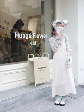 Olivia Lanさん（レディース・158cm）の春コーディネート