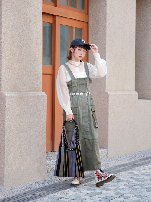 MOUSSY（マウジー）の「PATCH POCKET LONG ドレス（ワンピース）」 - WEAR