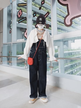 Olivia Lanさん（レディース・158cm）の秋コーディネート