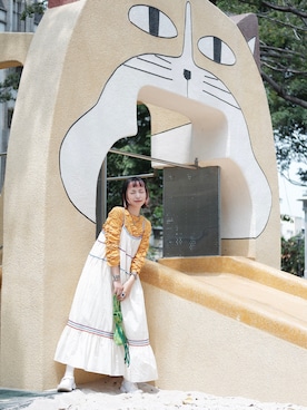 Olivia Lanさん(レディース・158cm)の夏コーディネート