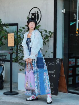 Olivia Lanさん(レディース・158cm)の秋コーディネート