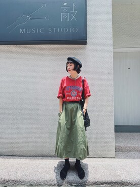 Olivia Lanさん(レディース・158cm)の夏コーディネート