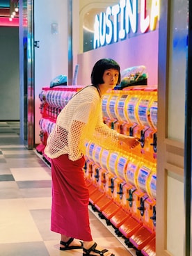 「Teva（テバ）のTeva　ORIGINAL UNIVERSAL（サンダル）」を使った、Olivia Lanさん（レディース・158cm）の夏コーディネート