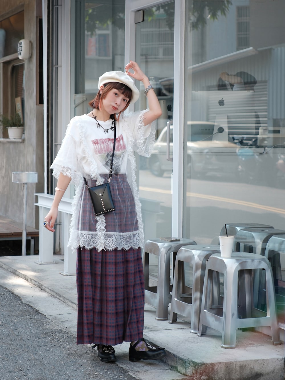 TOGA PULLA（トーガ プルラ）の「TOGA PULLA Leather shoulder pouch