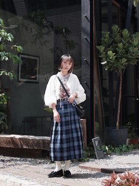 Olivia Lanさん（レディース・158cm）の春コーディネート