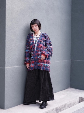 Olivia Lanさん（レディース・158cm）の冬コーディネート