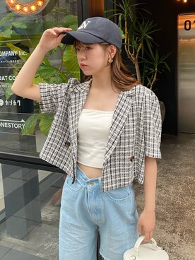 C h i iさん（レディース・155cm）の夏コーディネート