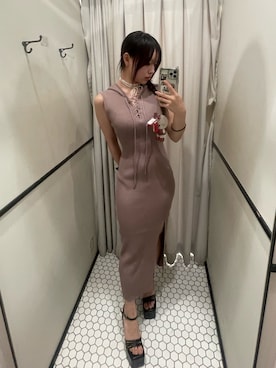 「アイテム（ワンピース/ドレス）」を使った、koaさん（レディース・157cm・10代）の夏コーディネート