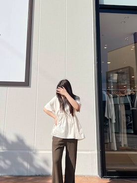 「ふんわり」｜ルノさん（レディース・165cm）の春コーディネート