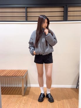 「アイテム（ダウンジャケット/コート、その他）」を使った、ルノさん（レディース・165cm）の秋コーディネート