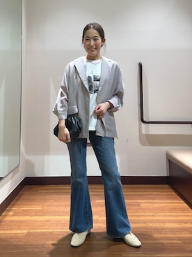 「ITEMS URBANRESEARCH（アイテムズ アーバンリサーチ）のアイテム」を使った、shokoさん（レディース・154cm）の春コーディネート