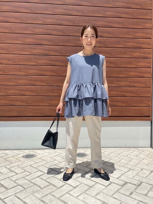 今年人気のブランド品や ITEMS レディース リネン混イージーパンツ パンツ URBANRESEARCH パンツ