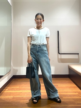 「アイテム（チョーカー）」を使った、shokoさん（レディース・154cm）の夏コーディネート
