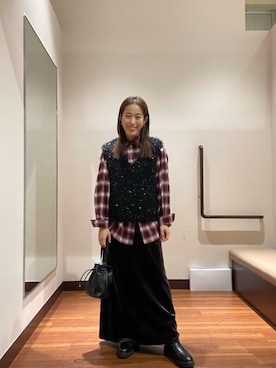 「KBF（ケイビーエフ）のアイテム」を使った、itsk1215さん（レディース・154cm）の秋コーディネート