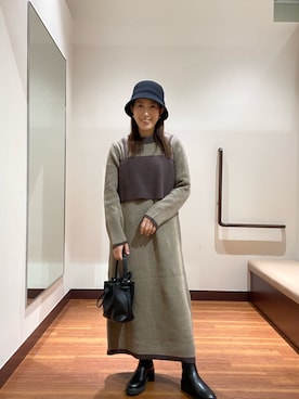 「ITEMS URBANRESEARCH（アイテムズ アーバンリサーチ）のアイテム」を使った、itsk1215さん（レディース・154cm）の冬コーディネート