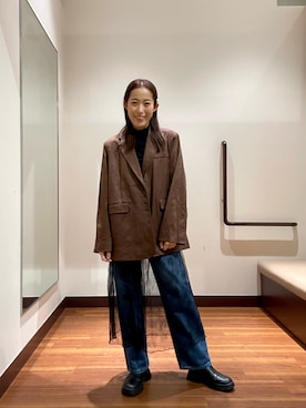 「F by ROSSO（エフバイロッソ）のアイテム」を使った、itsk1215さん（レディース・154cm）の秋コーディネート