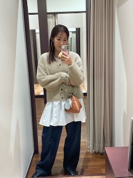 「ITEMS URBANRESEARCH（アイテムズ アーバンリサーチ）のアイテム（シャツ/ブラウス）」を使った、itsk1215さん（レディース・154cm）の秋コーディネート