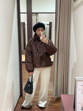 「アイテム（ダウンジャケット/コート）」を使った、itsk1215さん（レディース・154cm）の秋コーディネート