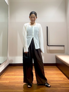 「RODE SKO（ロデスコ）のアイテム」を使った、shokoさん（レディース・154cm）の夏コーディネート