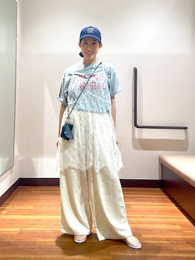 「KBF（ケイビーエフ）のアイテム」を使った、shokoさん（レディース・154cm）の夏コーディネート