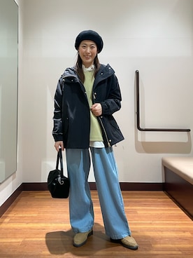 「SMELLY（スメリー）のアイテム」を使った、shokoさん（レディース・154cm）の春コーディネート