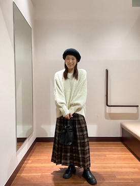 「イエベ春」｜itsk1215さん（レディース・154cm）の冬コーディネート