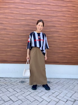 「ビッグシャツ」｜itsk1215さん（レディース・154cm）の春コーディネート